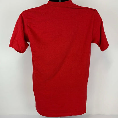 Houston Gamblers Vintage 80s T Shirt Small USFL Football Texas Tee Mens Red