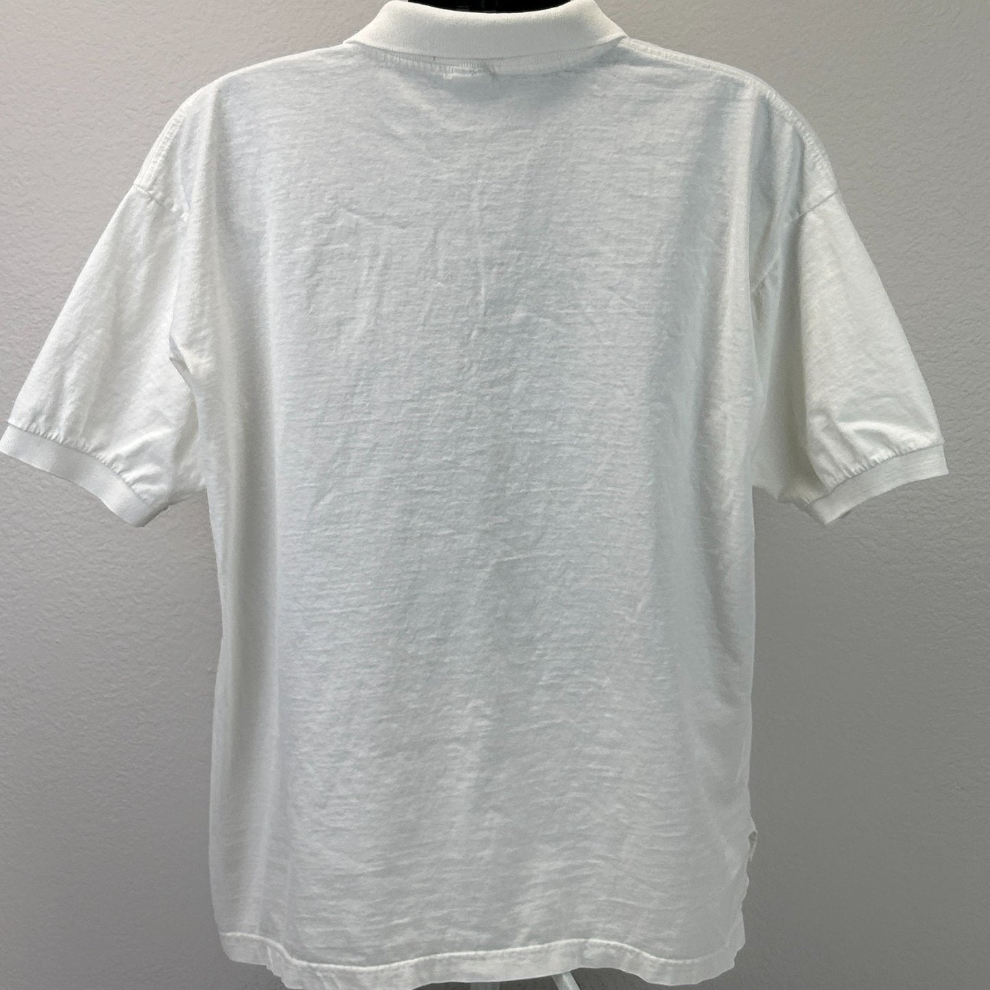 Vintage 90s Railroad Pass Casino Polo Shirt Henderson Las Vegas White XXL 2XL