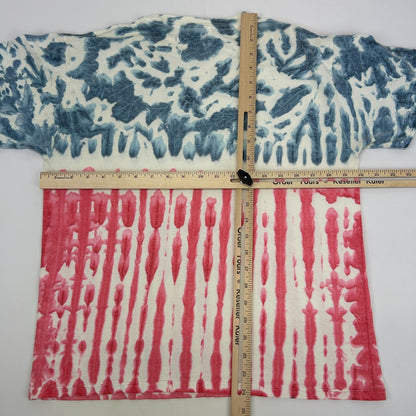 Vintage Y2Ks USA American Flag All Over Print T Shirt AOP Tie Dye White M Medium