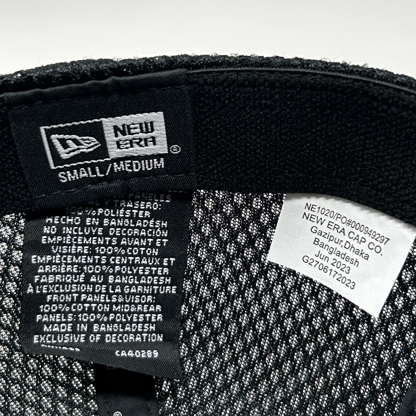 NBA G League Ignite Trucker Hat Cap New Era Las Vegas Black Flex Fitted S-M