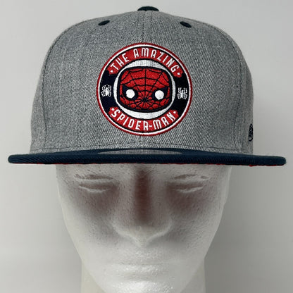 The Amazing Spider Man Funko Pop Hat Baseball Cap Marvel Comics Snapback Gray