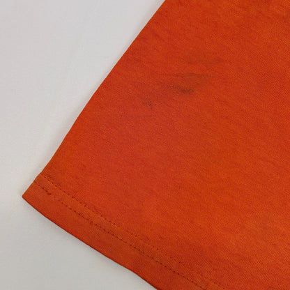 Vintage Distressed Ben Ciccone Inc T Shirt Mens XL X-Large Orange Construction