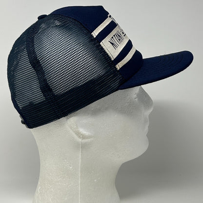 Vintage 80s Penn State Nittany Lions Trucker Hat Baseball Cap PSU Snapback Blue - Neon Vintage