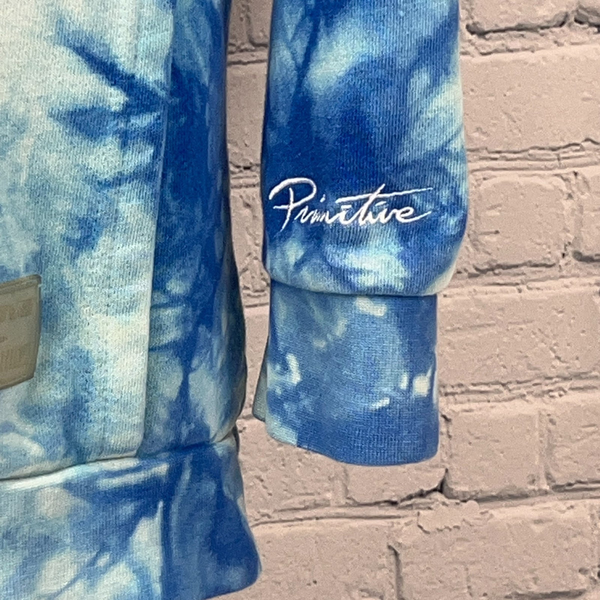 Primitive x Dragon Ball Super Hoodie S Small Hooded Sweatshirt Blue Tie Dye
