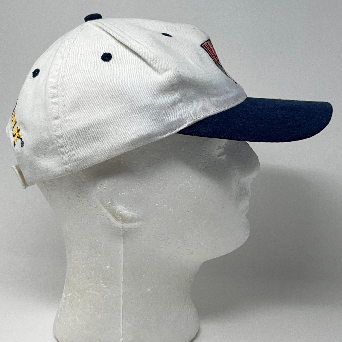 Vintage UNLV Runnin Rebels Nextlink Hat Baseball Cap White Las Vegas Strapback