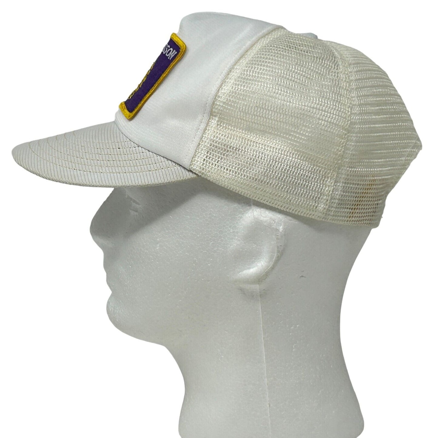 Paul Masson Brandy Vintage 80s Trucker Hat White Mesh Snapback Baseball Cap