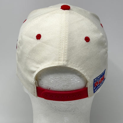 Vintage 90s Kansas City Chiefs Sharktooth Hat Baseball Cap Logo Athletic Red