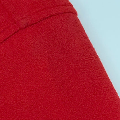 Vintage 90s Tommy Hilfiger Athletics Reversible Jacket Black Red Fleece XXL 2XL