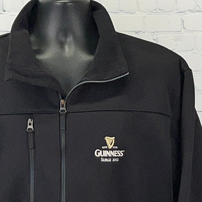 Guinness Surge 2012 Jacket Beer Brewery Antigua Cold Weather Black XL X-Large