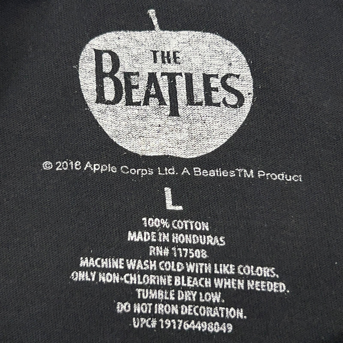 The Beatles Abbey Road Graphic T Shirt L Large Black 2018 Rock Band Music Tee