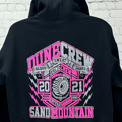 Dune Crew Little Sahara Sand Mountain Hoodie Hooded Sweatshirt Black XL X-Large