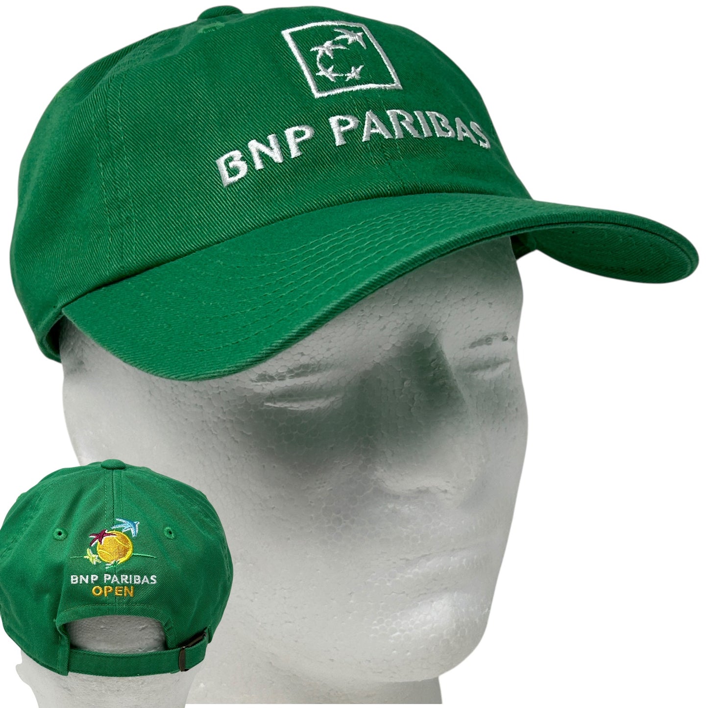 BNP Paribas Open Tennis Dad Hat Cap Green Indian Wells Strapback American Needle