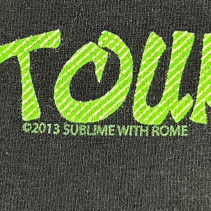 Sublime with Rome 2013 Tour T Shirt Mens X-Large Anaheim Concert Skull Tee Black