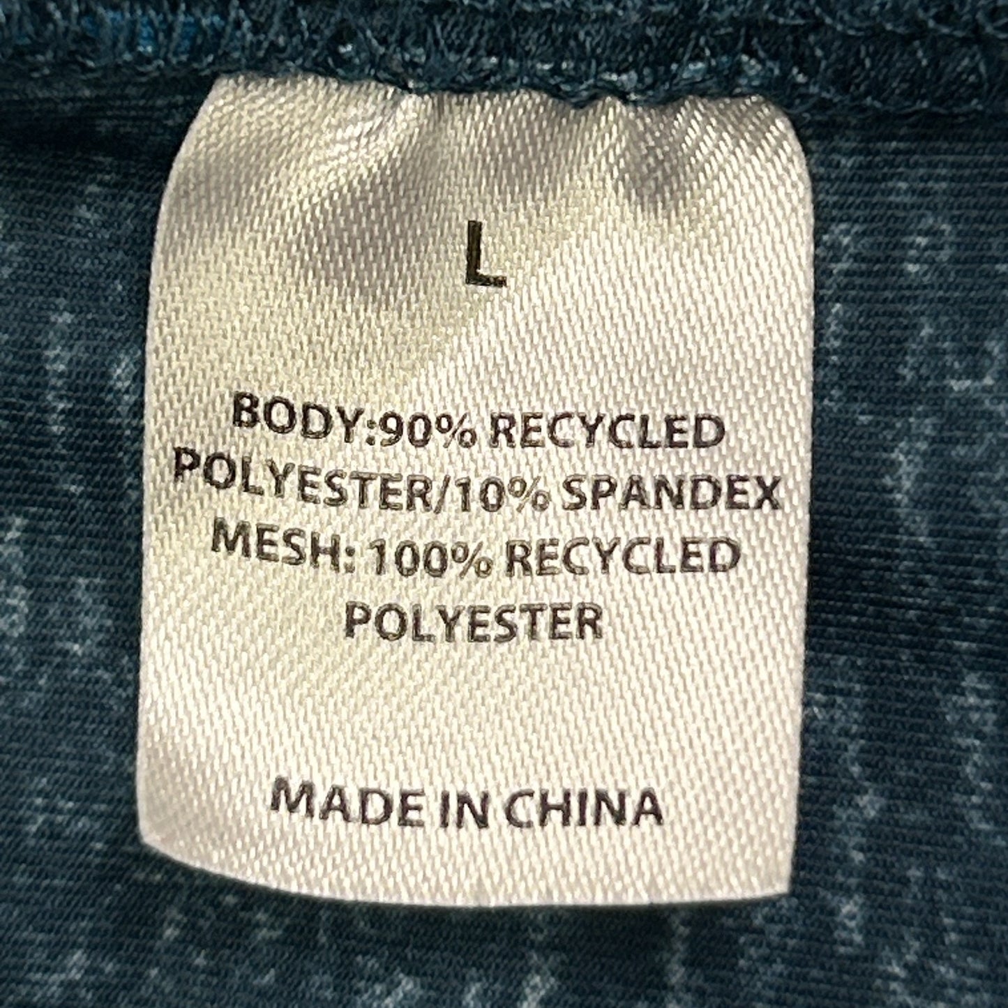 Realtree Aspect Fishing T Shirt Long Sleeve Fisherman AOP Blue Tee Mens L Large