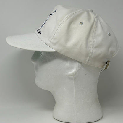 Vintage 1989 Liberty Bowl Ole Miss Rebels Hat Baseball Cap NCAA Strapback White