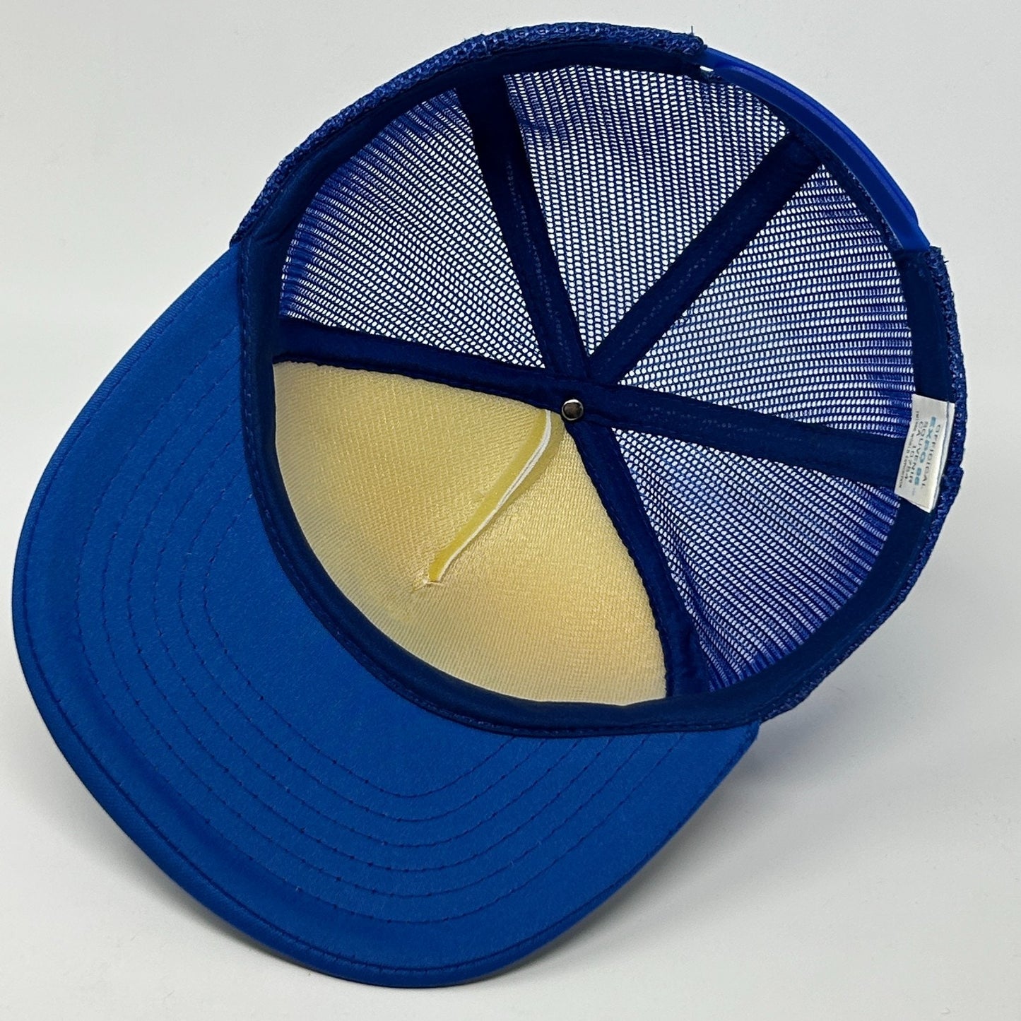 Vintage 1986 World Exposition Trucker Hat Baseball Cap Vancouver Snapback Blue