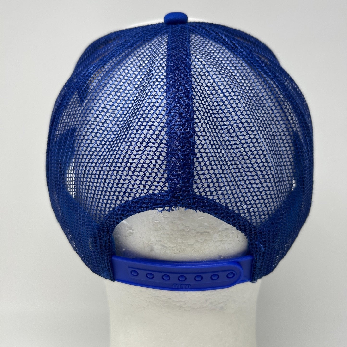 Feature Trucker Hat Baseball Cap Streetwear Sneaker Culture Mesh Snapback Blue - Neon Vintage