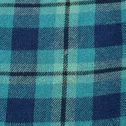 RVCA That'll Work Flannel Button Front Shirt M Medium Green Plaid Pockets Cotton