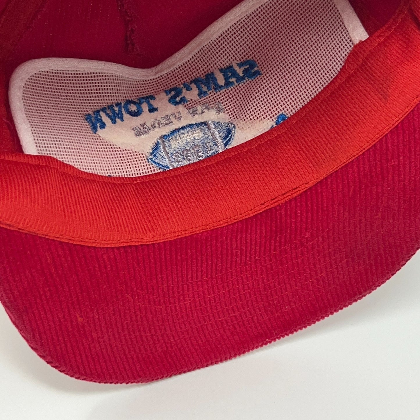 Vintage 90s Sams Town Las Vegas Super Bowl XXVII Hat Baseball Cap Cowboys Red