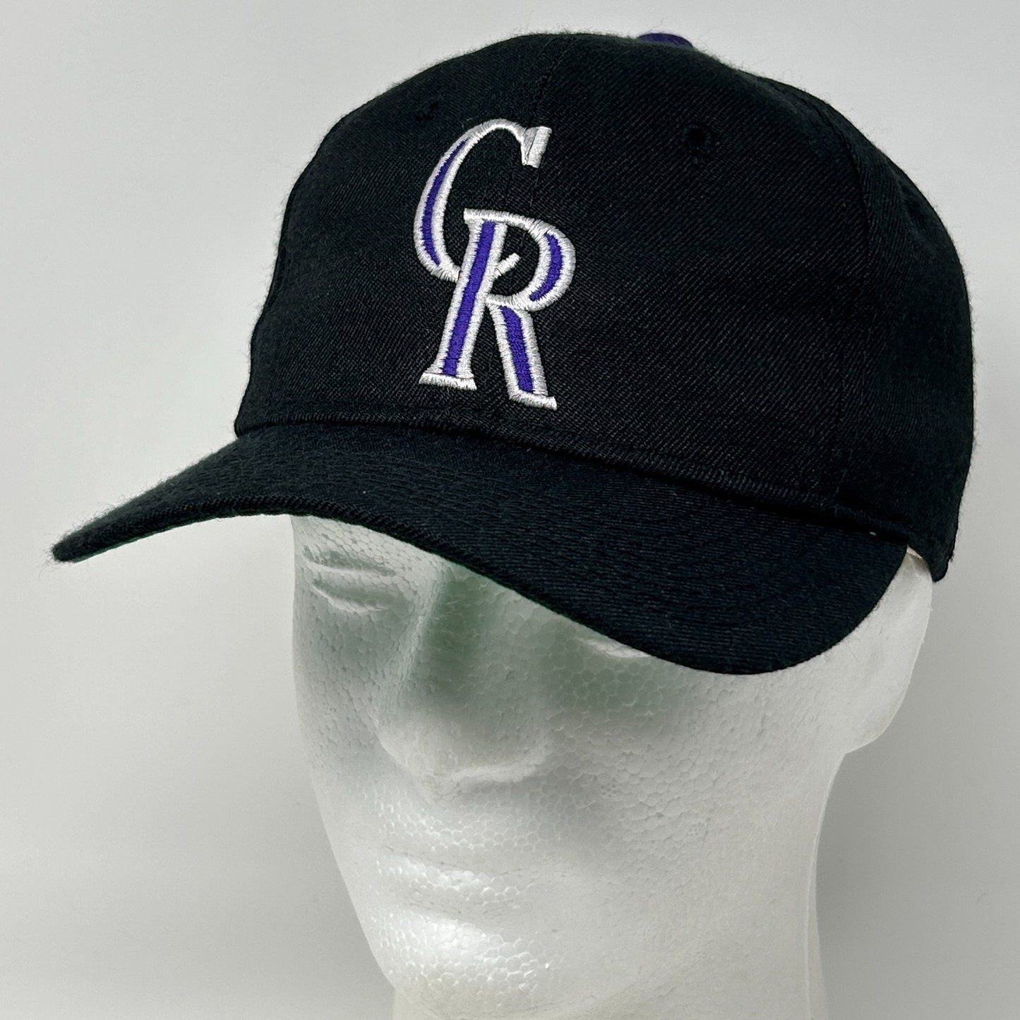 Vintage Colorado Rockies Hat Baseball Cap Sports Specialties Black Fitted 6 7/8