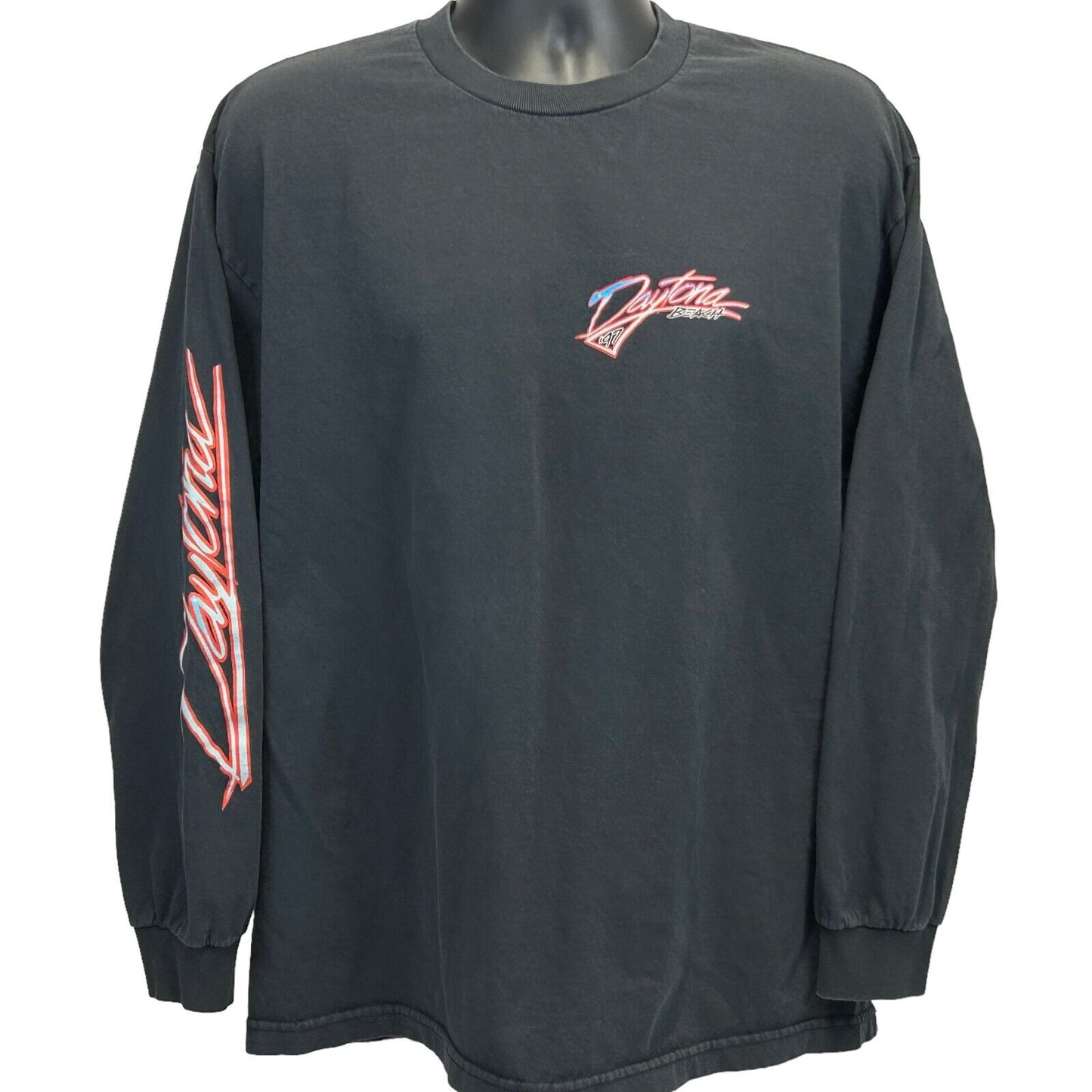 1997 Daytona Beach Motorcycle Race T Shirt X-Large J.Galt Made In USA Mens Black