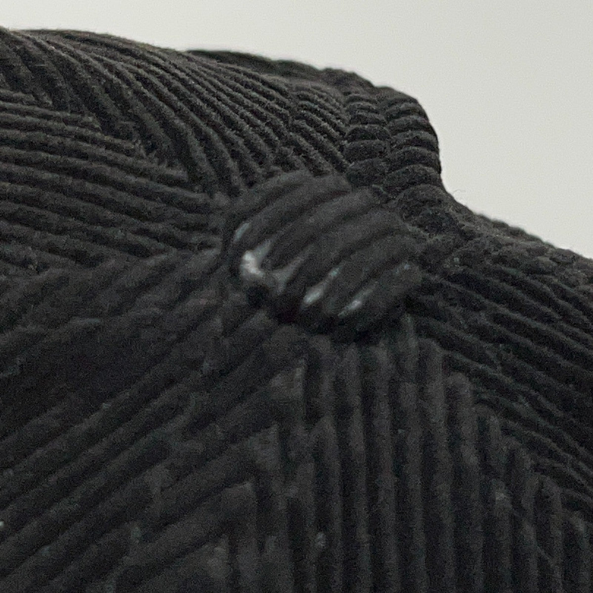 Vintage Hillcrest Invitational Black Corduroy Rope Snapback Baseball Hat Cap
