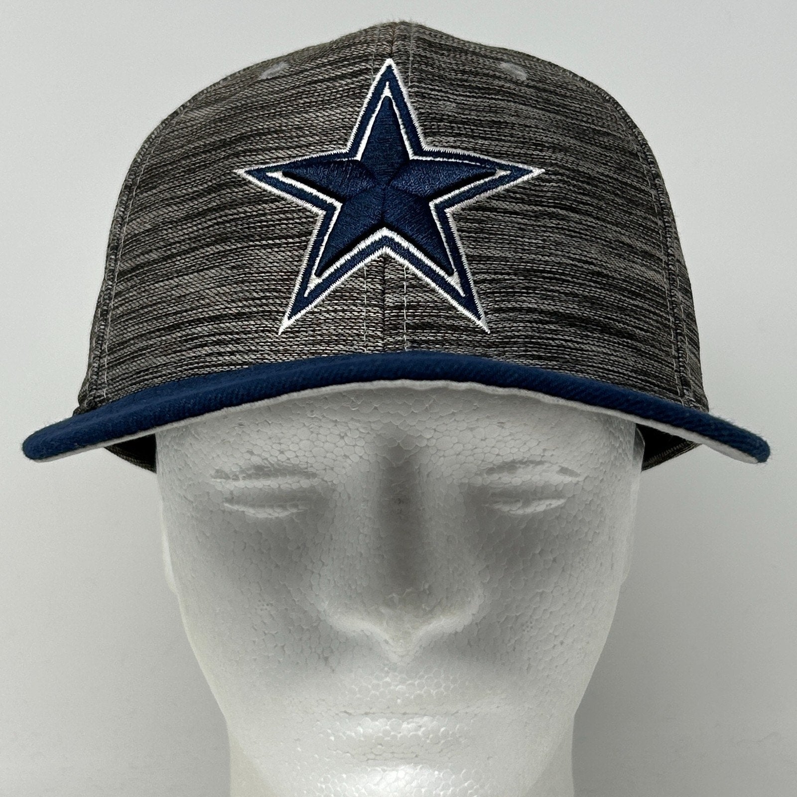Dallas Cowboys Hat Baseball Cap Heathered Gray NFL New Era 9Fifty Snapback - Neon Vintage