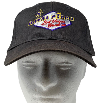 皇家紫色拉斯维加斯碗 NCAA 背带帽大学橄榄球棒球帽