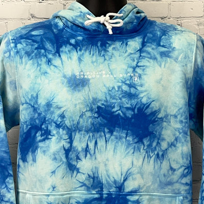 Primitive x Dragon Ball Super Hoodie S Small Hooded Sweatshirt Blue Tie Dye