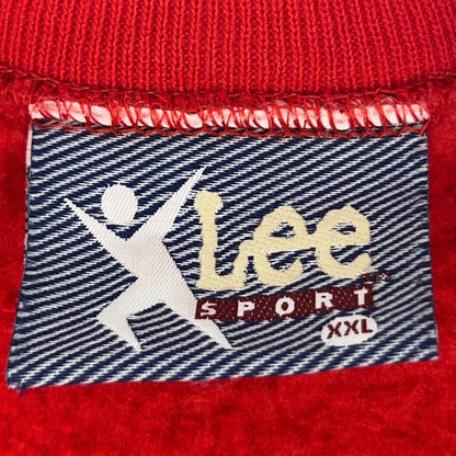 Vintage 90s San Francisco 49ers Sweatshirt XXL 2XL Red Lee Sport Made In USA