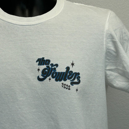 Camiseta mediana de la gira Growlers 2020 para hombre, concierto en Australia y Nueva Zelanda, color blanco