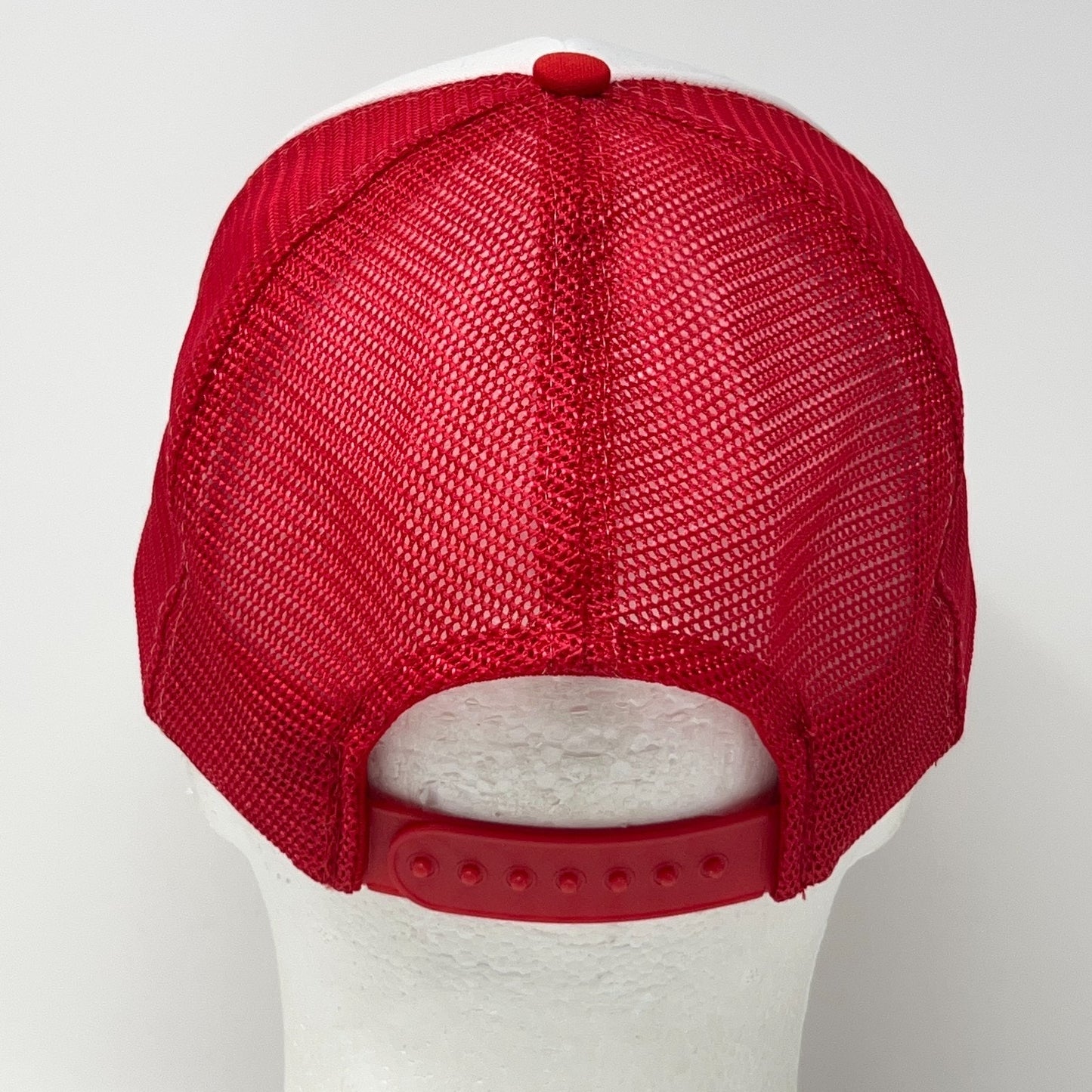 Vintage 80s Frionor Seafood Trucker Hat Baseball Cap Fish Mesh Snapback Red