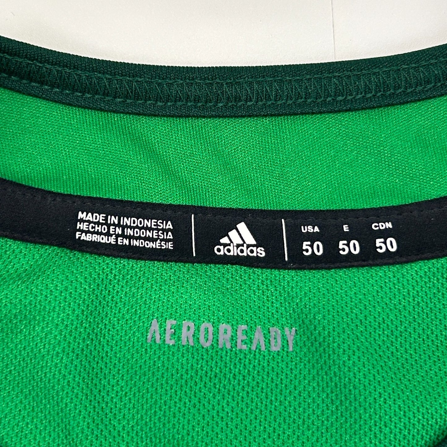 Las Vegas Golden Knights Jersey St Patricks Day Warm Up Hockey Adidas Green 50