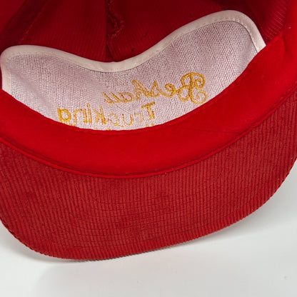 Vintage 80s Beskau Trucking Hat Baseball Cap Hastings Minnesota Strapback Red