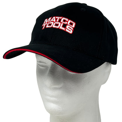 Matco Tools Hat Cap Mechanic Auto Repair Logo 6 Panel Strapback Black