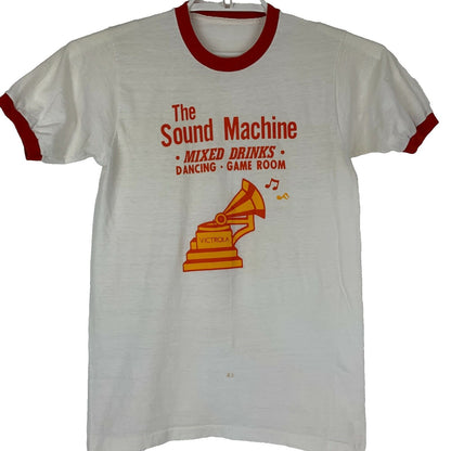 The Sound Machine Dance Bar Vintage 70s 80s Camiseta Huntsville Texas Disco Pequeña