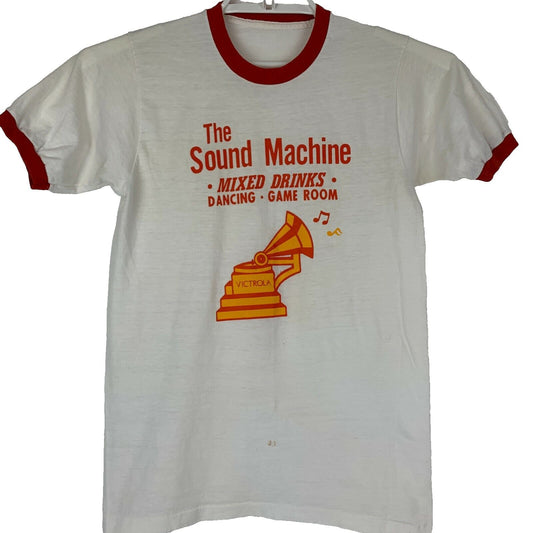 The Sound Machine Dance Bar Vintage 70s 80s T Shirt Huntsville Texas Disco Small