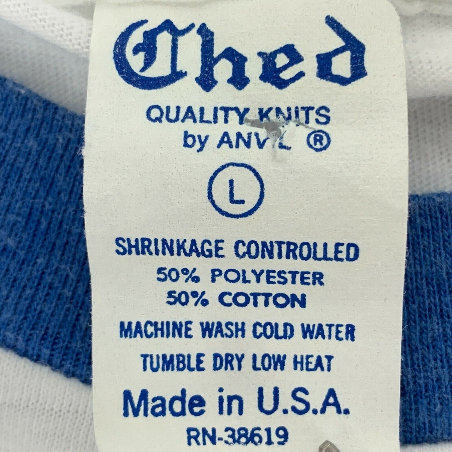 Camiseta con cuello redondo vintage de los Chicago Cubs World Series de los años 80, talla pequeña, MLB, EE. UU., para hombre, color blanco