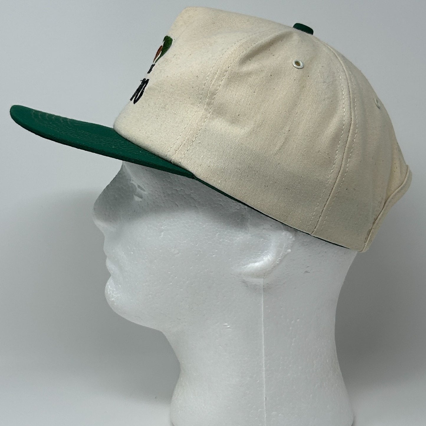 Vintage Asgrow RX770 Seeds Hat Baseball Cap Soybean Snapback K-Products Beige