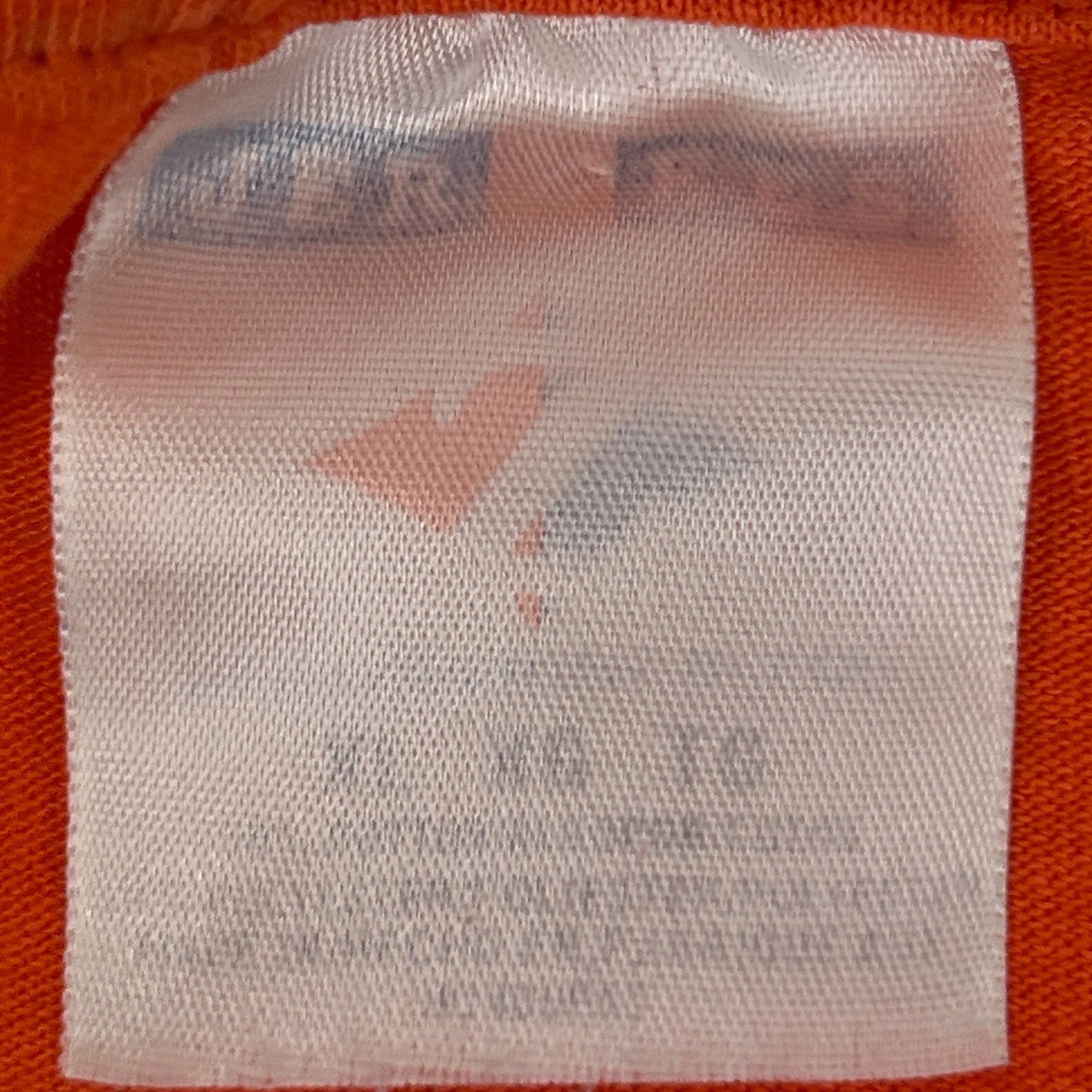 Vintage Distressed Ben Ciccone Inc T Shirt Mens XL X-Large Orange Construction