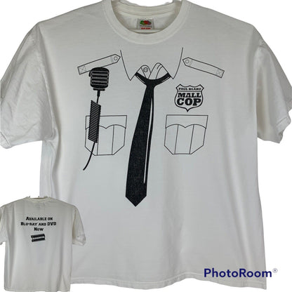Blockbuster Video Paul Blart Mall Cop Camiseta Película Película Promocional 2009 Tee XL