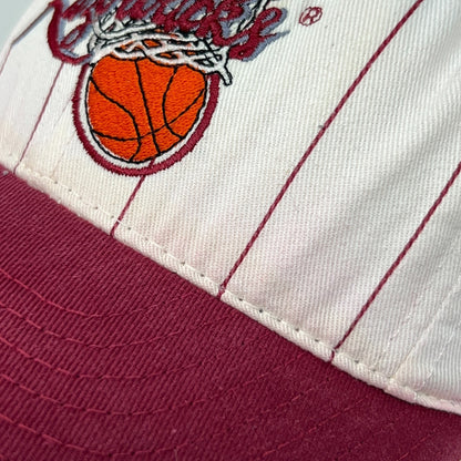 Vintage 90s Arkansas Razorbacks Basketball Hat Baseball Cap White Hogs Snapback
