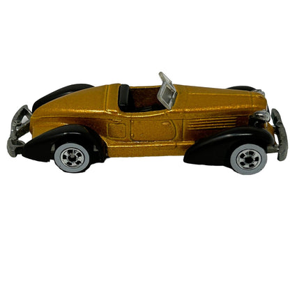 Auburn 852 Hot Wheels Collectible Diecast Car Convertible Gold Toy Vehicle 80s