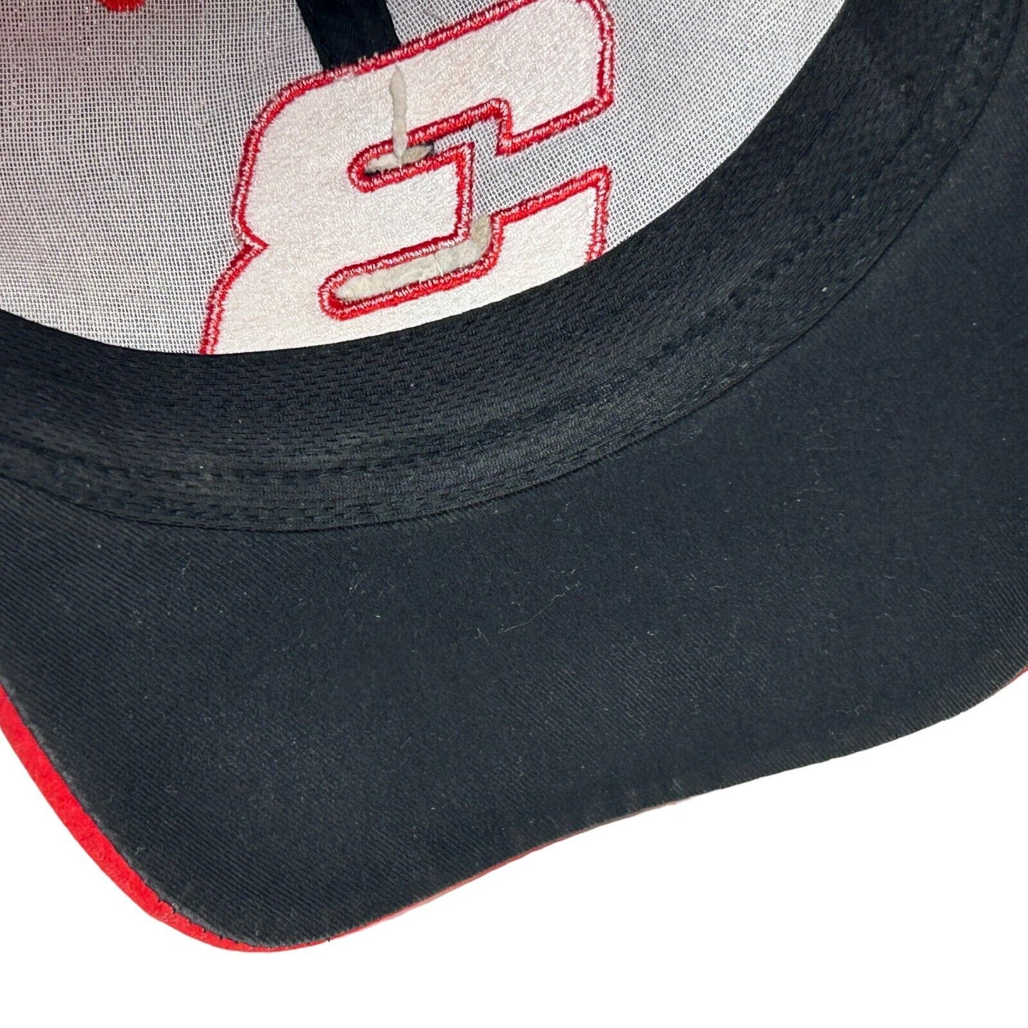 Gorra de béisbol roja de 3 llamas de Dale Earnhardt NASCAR RCR Richard Childress Racing