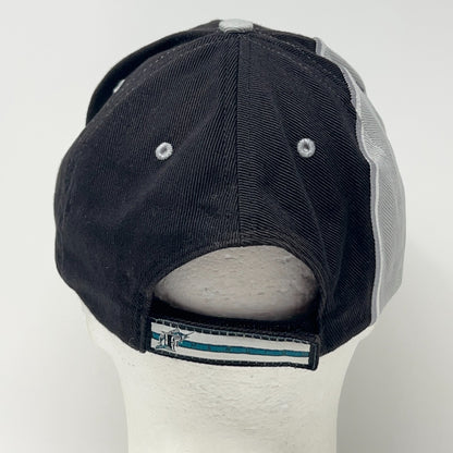 Vintage 90s Florida Miami Marlins Hat Baseball Cap Black Strapback 6 Panel MLB
