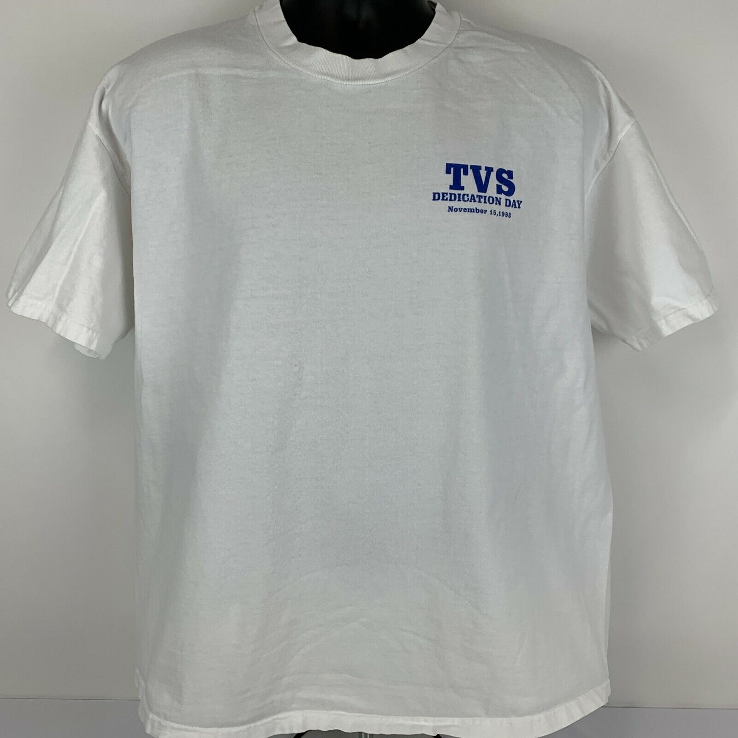 Trinity Valley School Vintage 90s T Shirt XL X-Large Fort Worth Texas Mens White