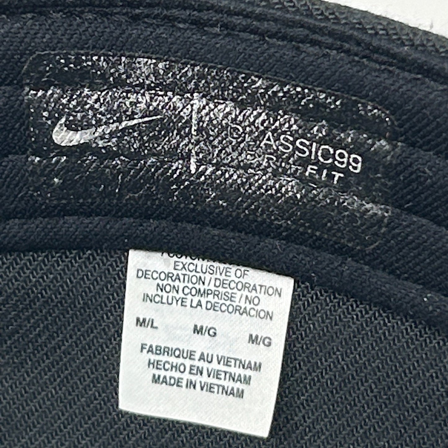 Purdue University Boilermakers Hat Baseball Cap Nike Black Flex Fitted M-L