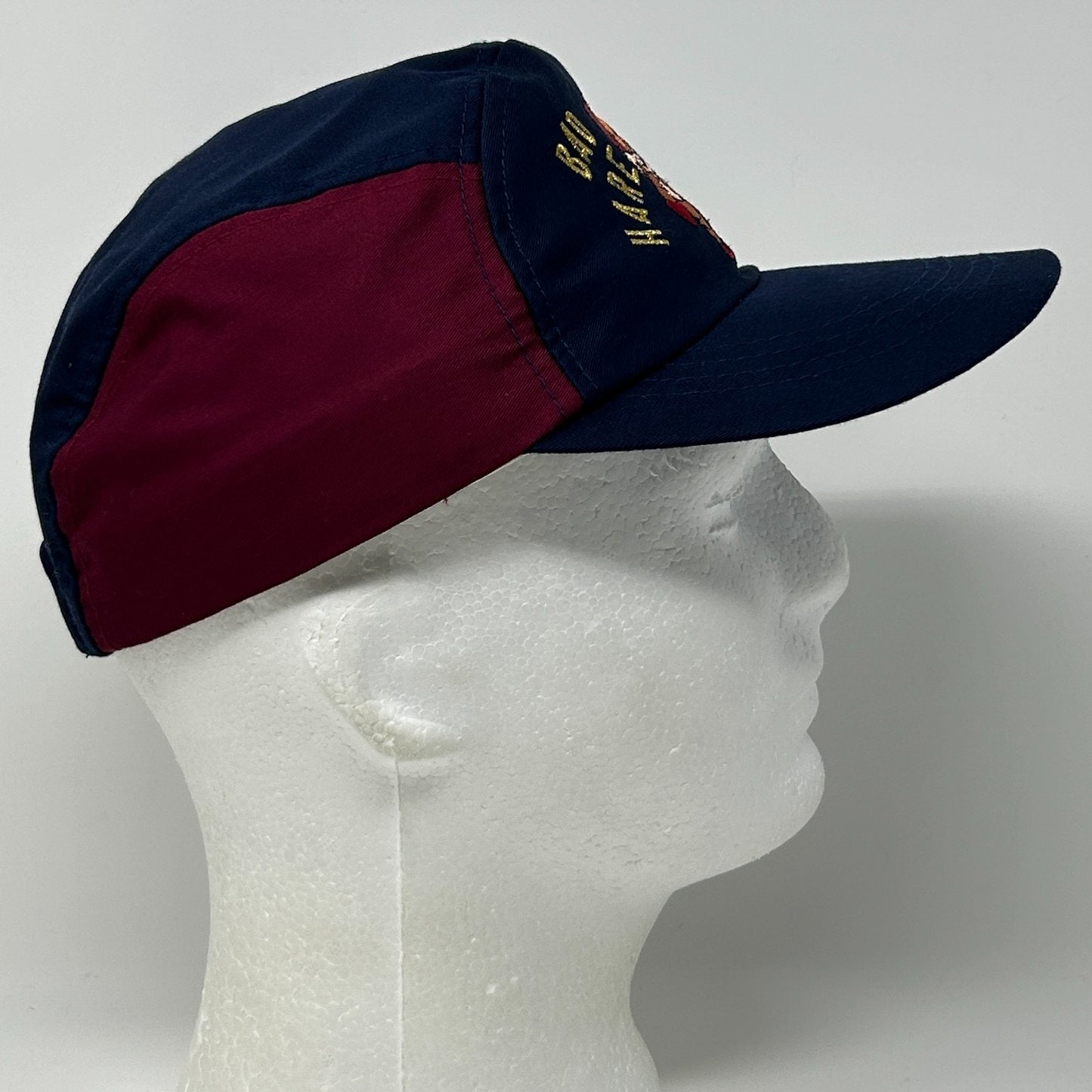Vintage 90s Bad Hare Day Bugs Bunny Camp Hat Baseball Cap 5 Panel Strapback Blue - Neon Vintage