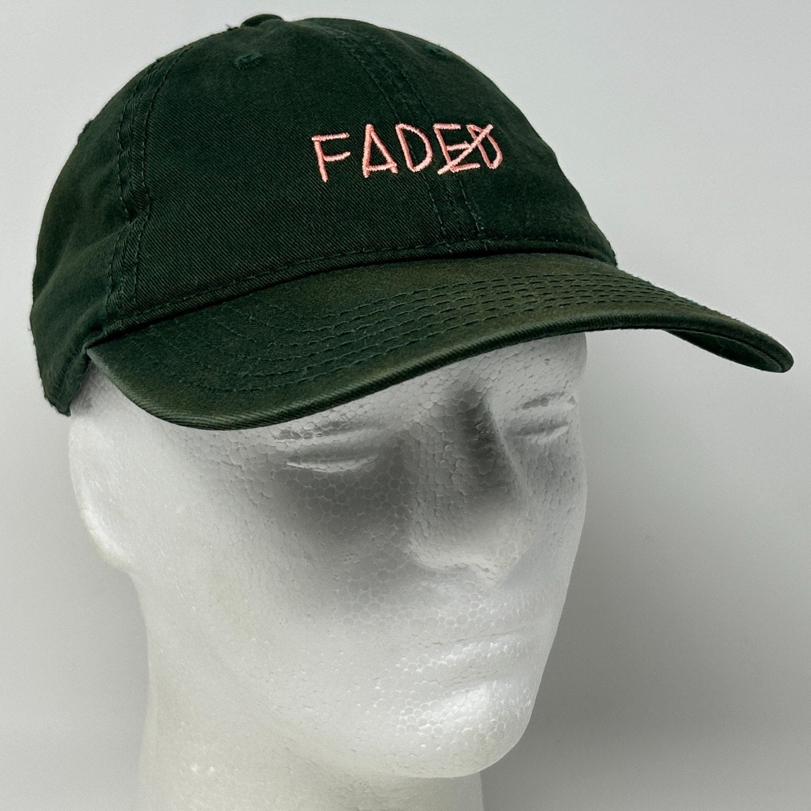 KNYEW Faded Dad Hat Baseball Cap Keeping New York Every Where NY Strapback Green - Neon Vintage