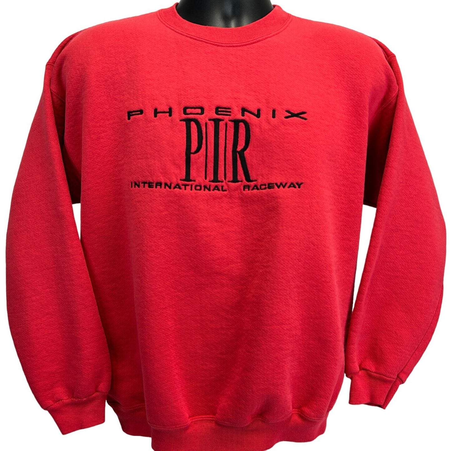 Phoenix International Raceway Vintage 90s Sweatshirt Medium PIR NASCAR Mens Red